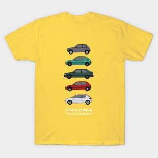 Peugeot special editions classic car collection T-Shirt